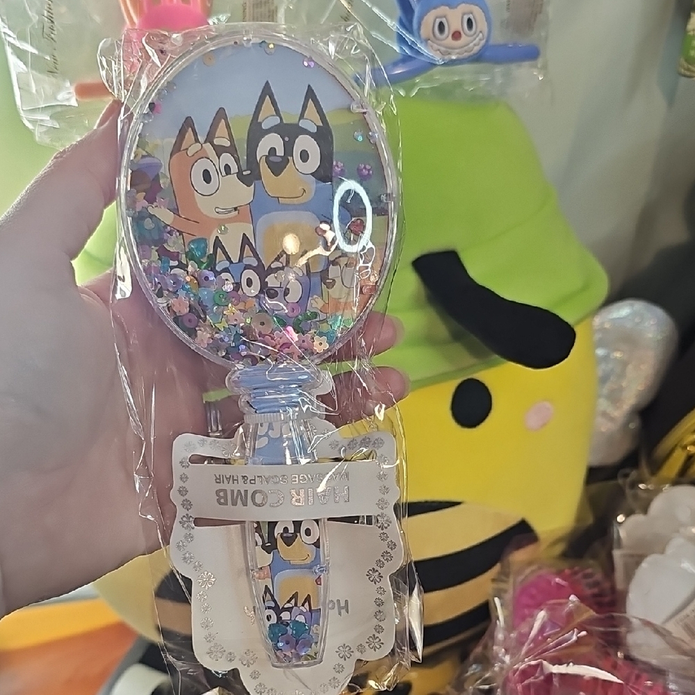 Colorful Bluey Character Hair Brush